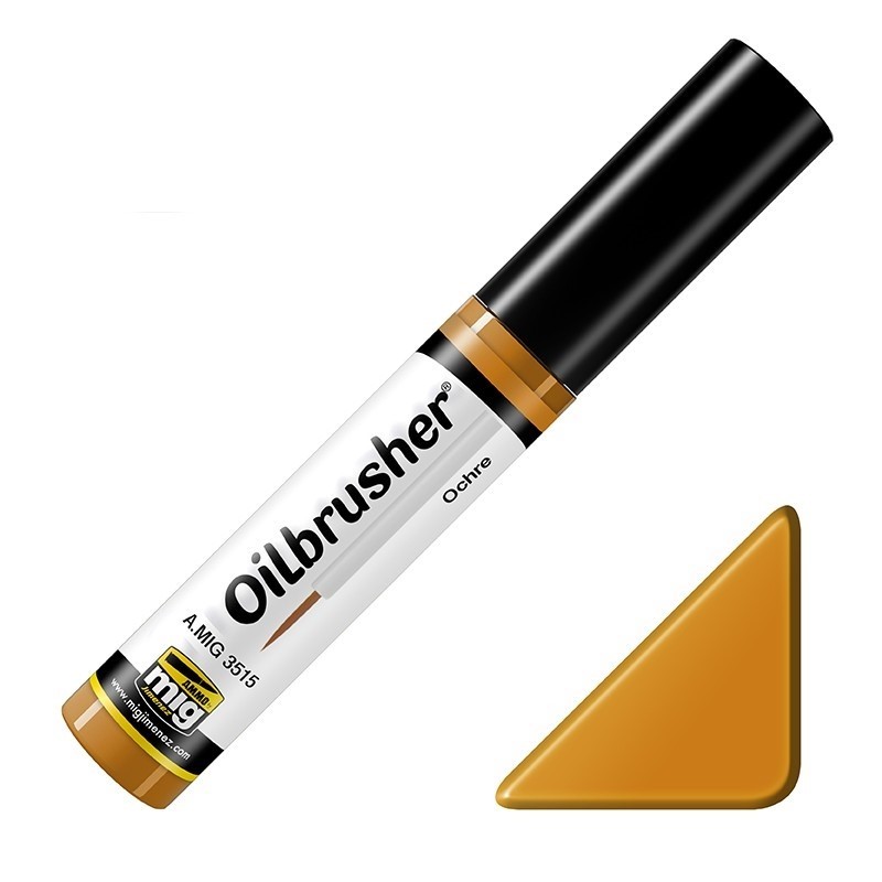 Mig Oilbrusher - Ochre paint pot