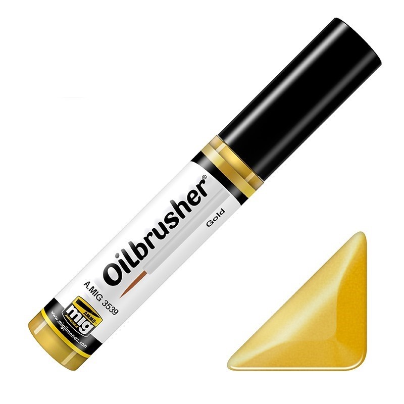 Mig Oilbrusher - Gold paint pot