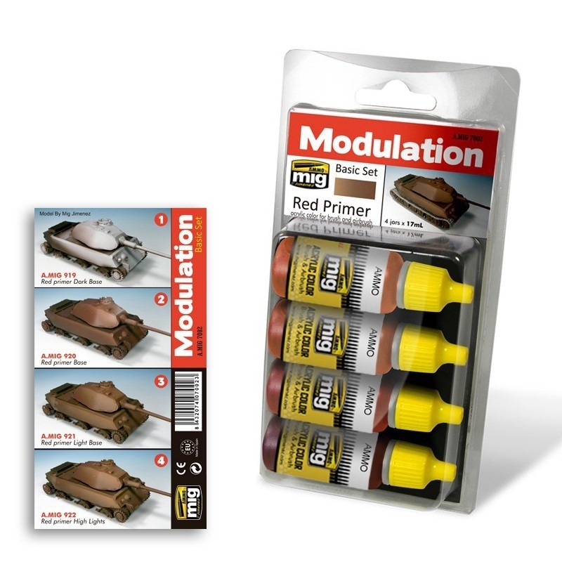 Mig Ammo Red Primer Modulation Set - snmstuff.co.uk