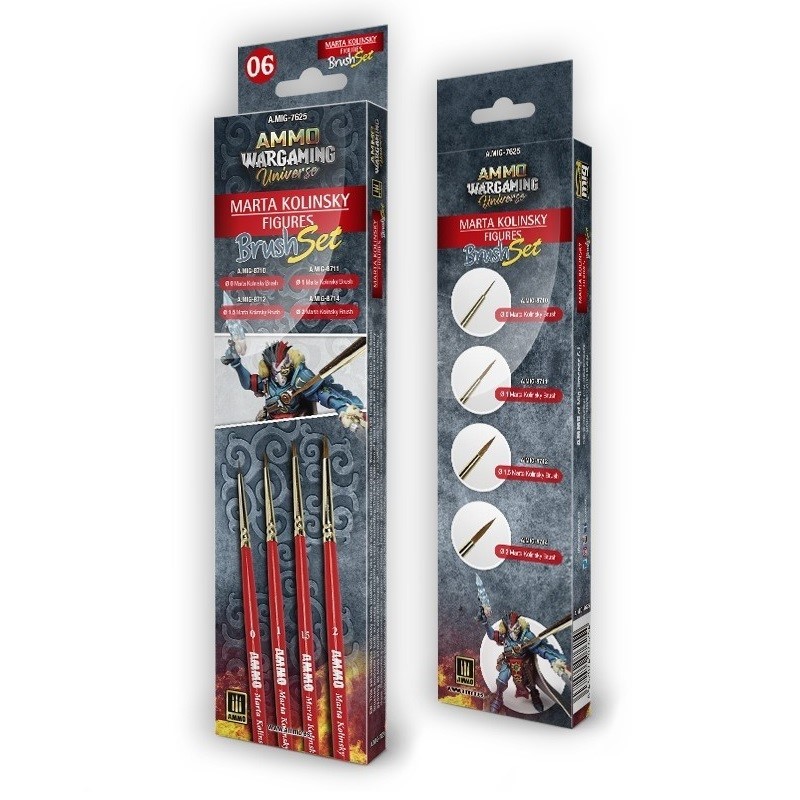Mig Ammo Wargaming Universe - Marta Kolinsky Figures Brush Set