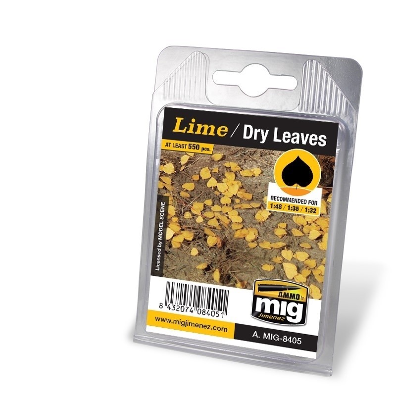 Mig Leaves - Lime - Dry Leaves