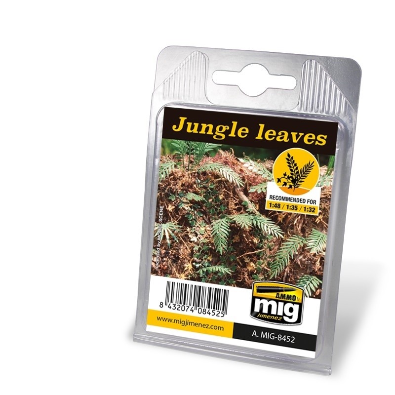 Mig Laser Cut Plants - Jungle Leaves