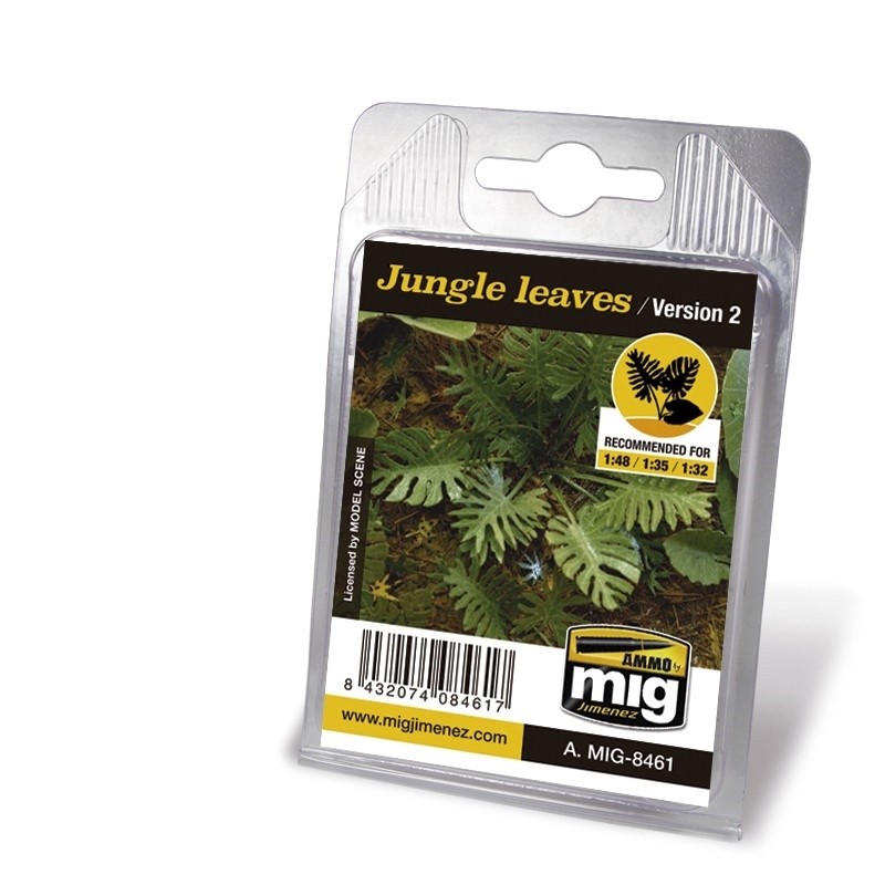 Mig Laser Cut Plants - Jungle Leaves (Version 2)