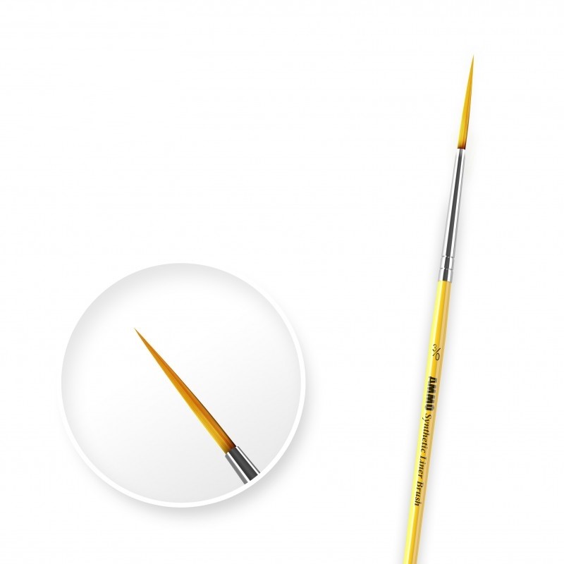 Mig Ammo - Synthetic Liner Brush Size 3/0