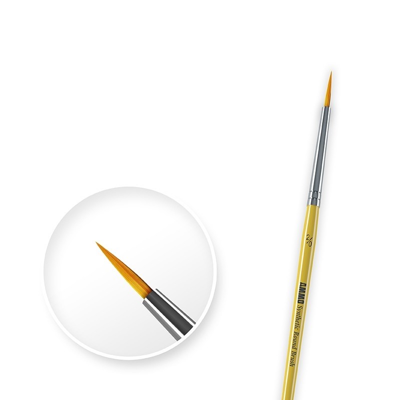 Mig Ammo - Synthetic Round Brush Size 2/0