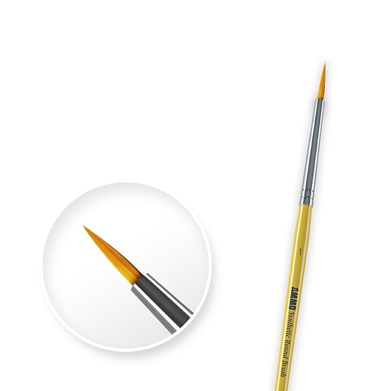 Mig Ammo - Synthetic Round Brush Size 1