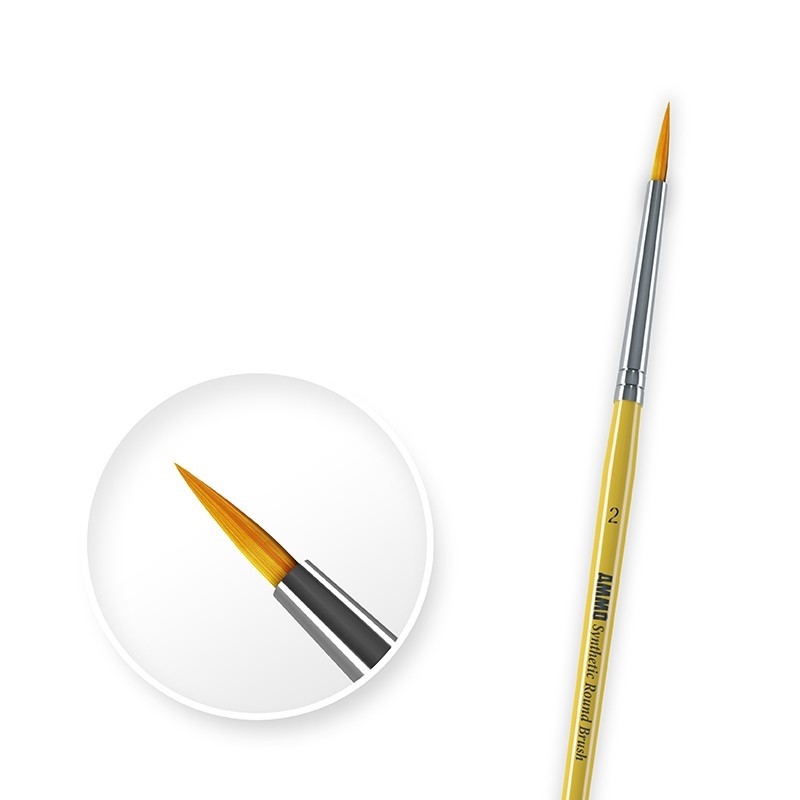 Mig Ammo - Synthetic Round Brush Size 2