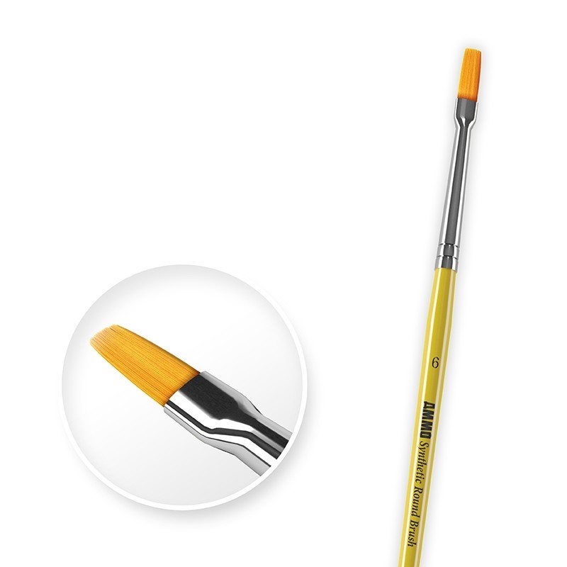 AMMO by Mig Synthetic Flat Brush 6