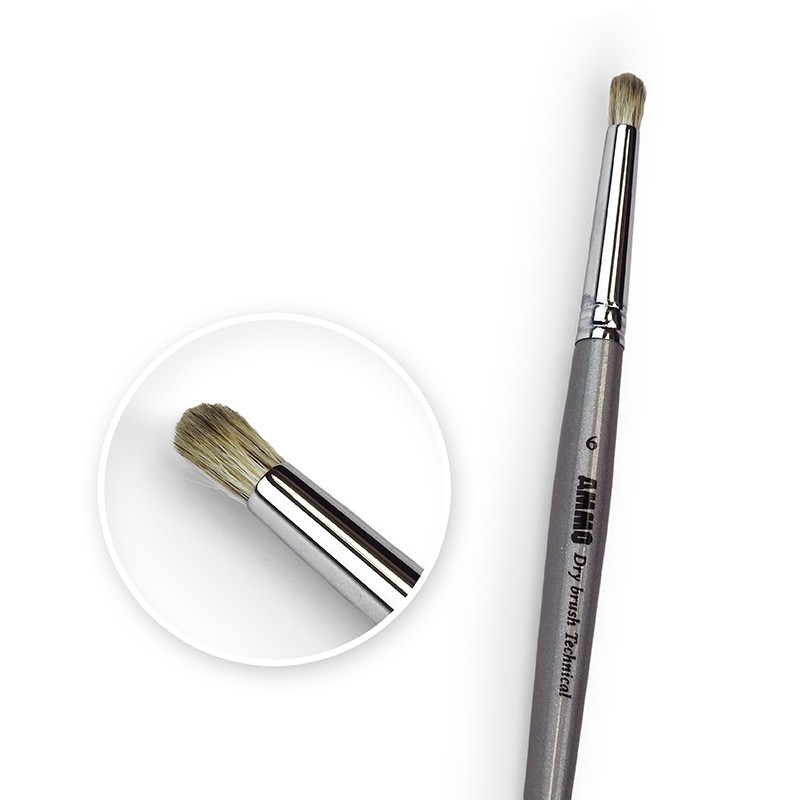 Mig Ammo A.MIG-8702 Drybrush Technical Brush Size 6