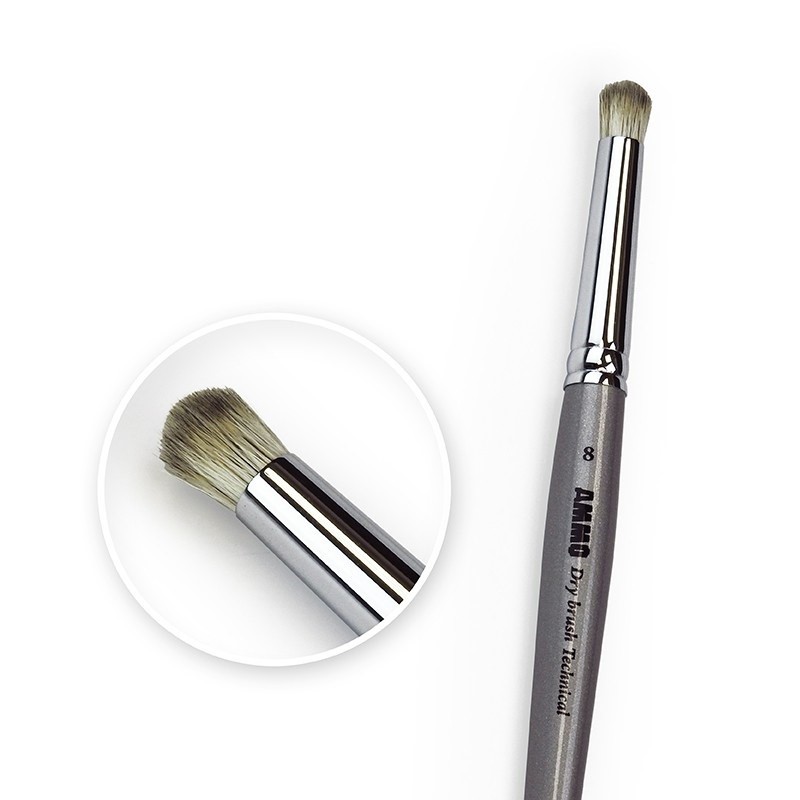 Mig Ammo A.MIG-8703 Drybrush Technical Brush Size 8
