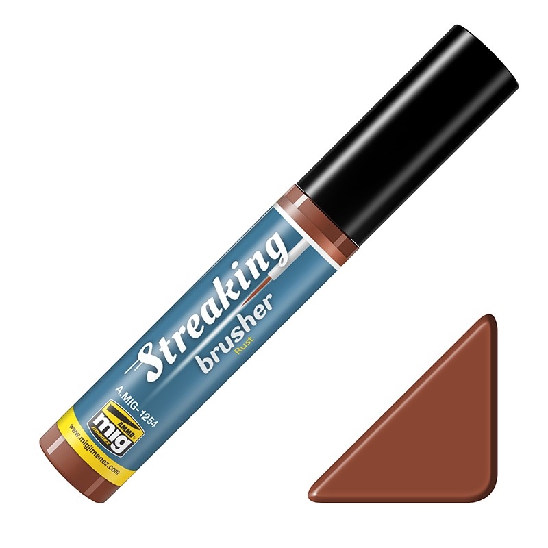 Mig Streakingbrusher - Rust paint pot