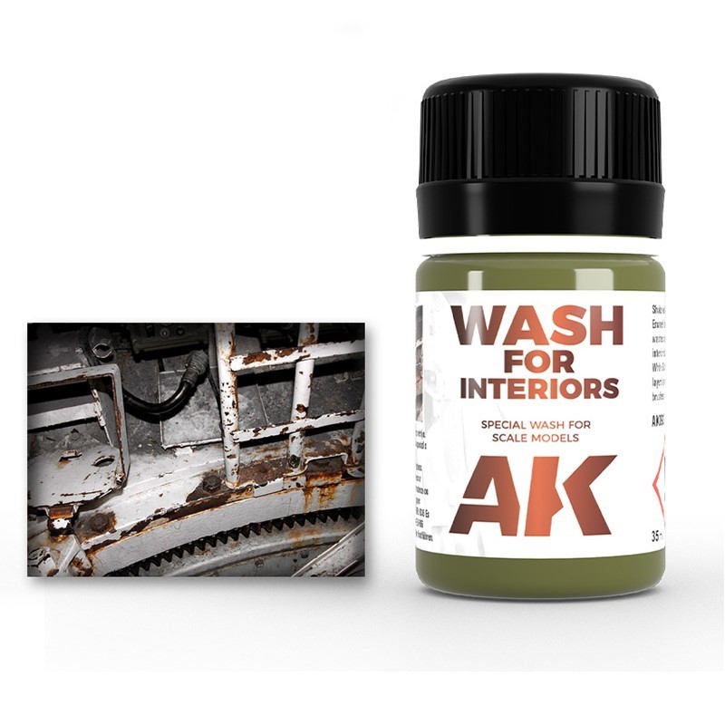 AK INTERACTIVE - FULL RANGE WARGAME WASHES 14 UNITS