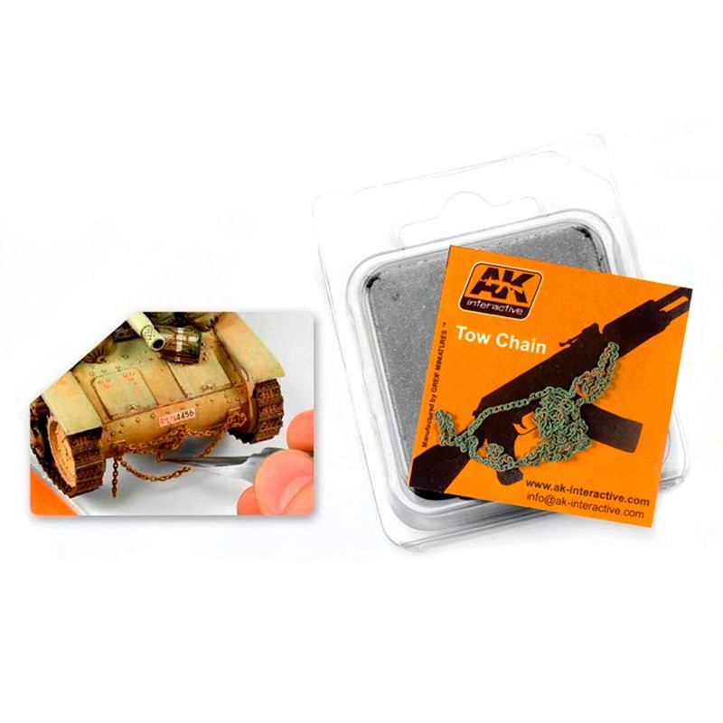 AK Interactive - Rusty Tow Chain Small