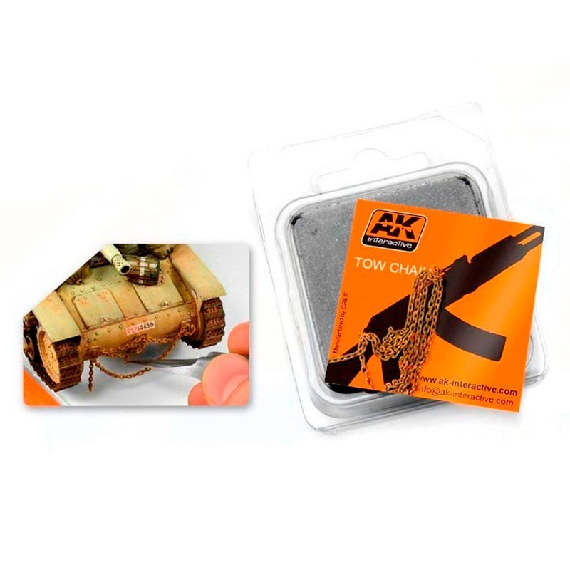 AK Interactive - Rusty Tow Chain Medium