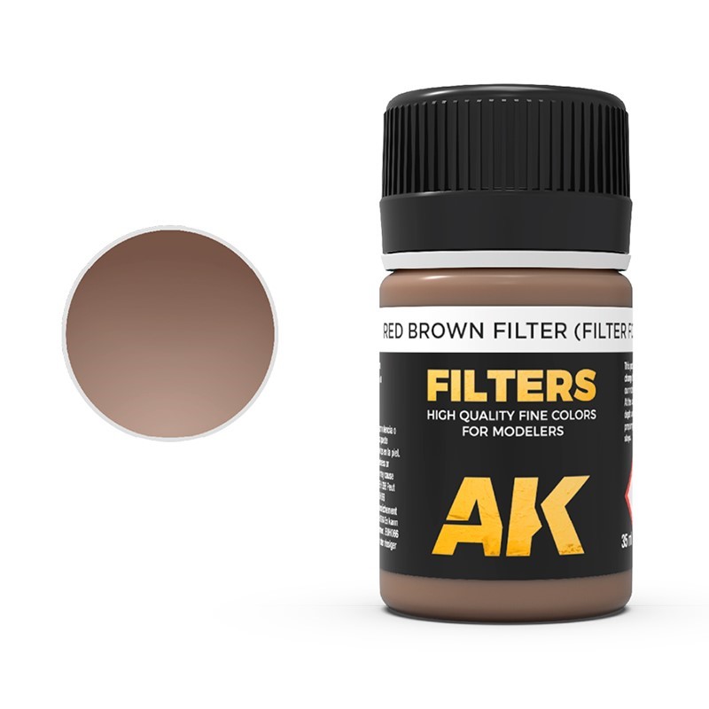 AK Interactive Filter for Brown Wood paint pot
