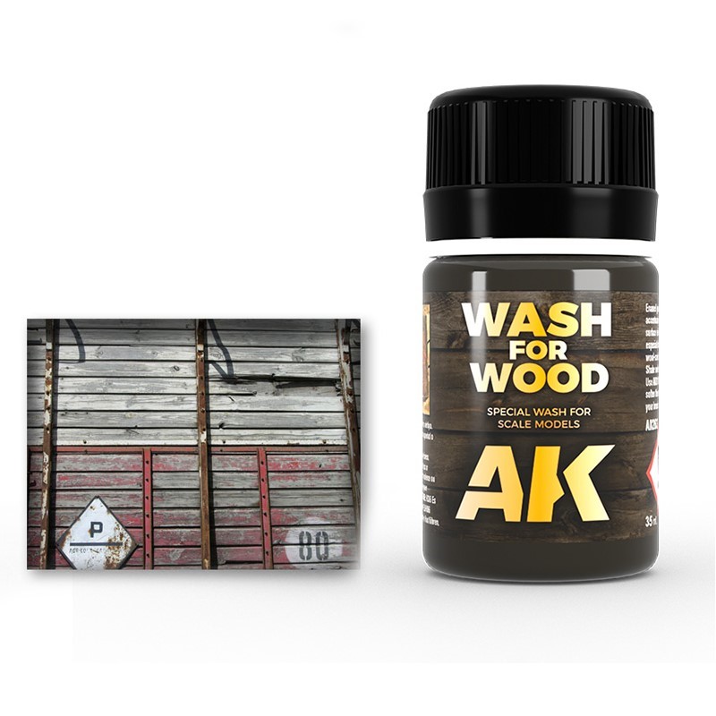 AK Interactive Wash for Wood paint pot
