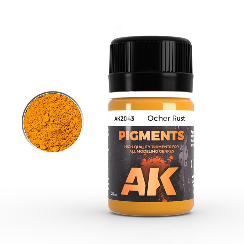 AK Interactive Pigments - Ocher Rust paint pot