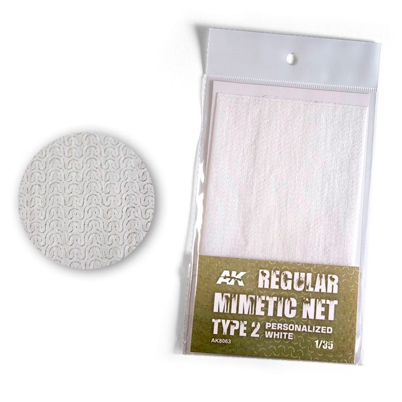 AK Interactive - Camouflage Net Type 2 White