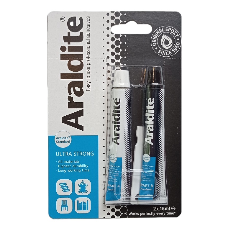 Araldite Standard 2-Part Epoxy Glue 15ml