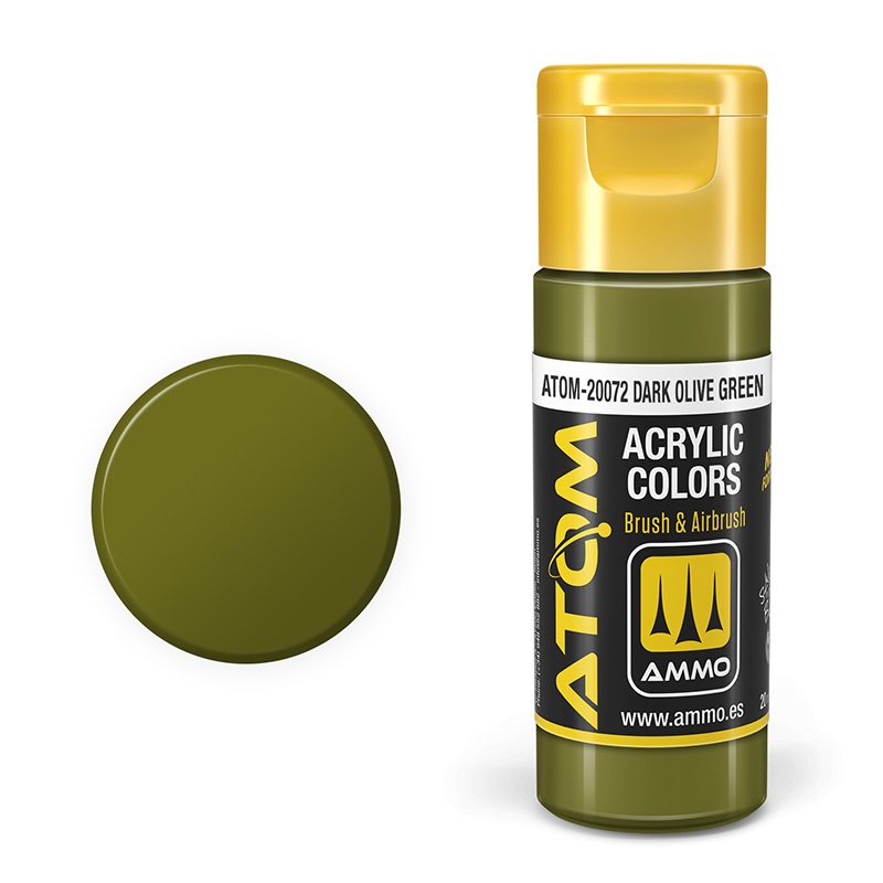 ATOM COLOR 20072 Dark Olive Green - snmstuff.co.uk
