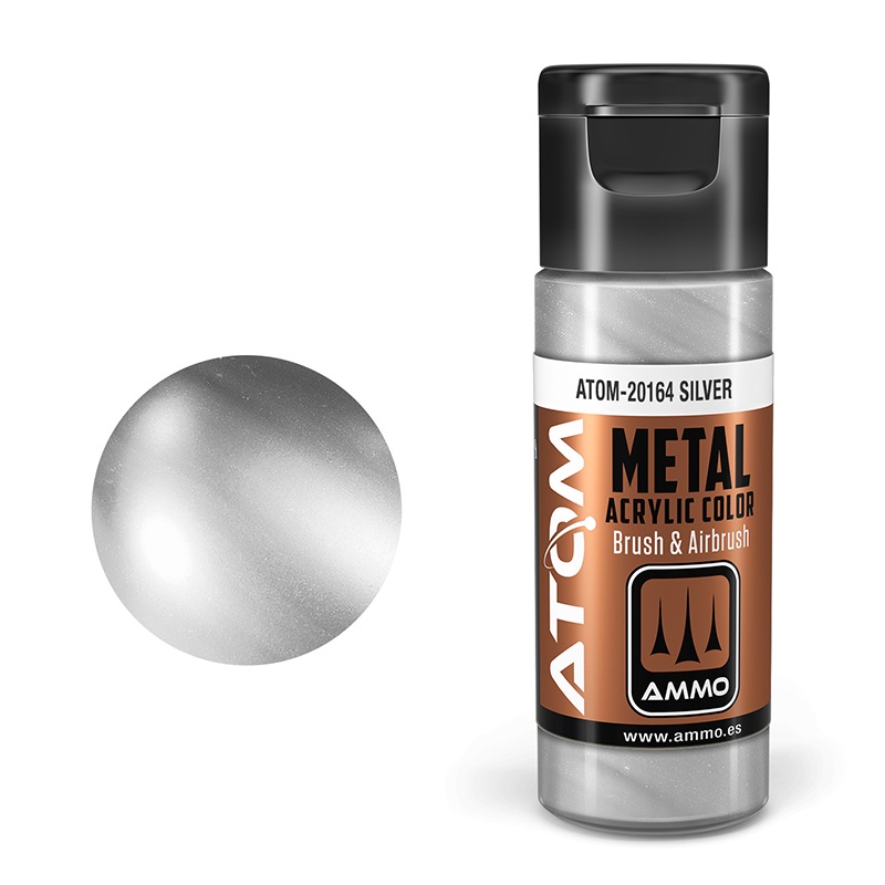 Mig METALLIC 20164 Silver paint pot