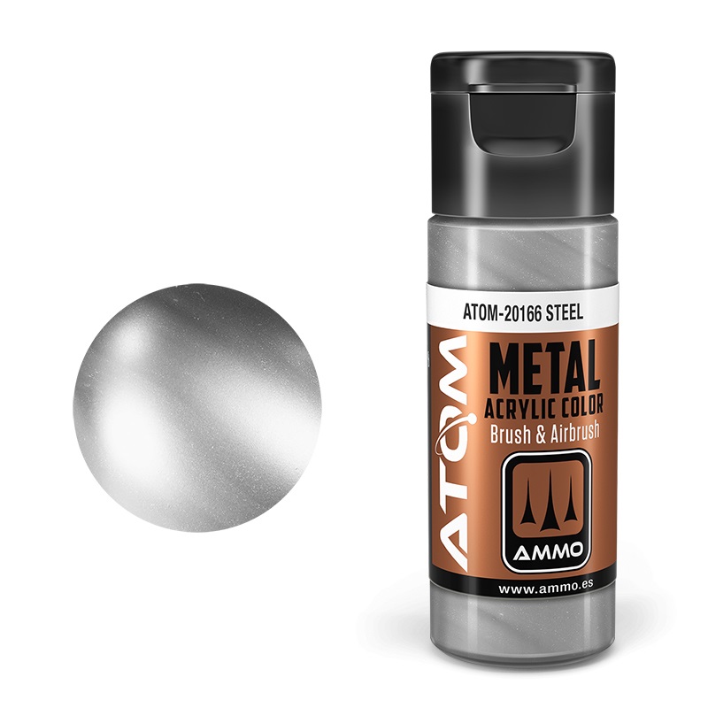 Mig METALLIC 20166 Steel paint pot