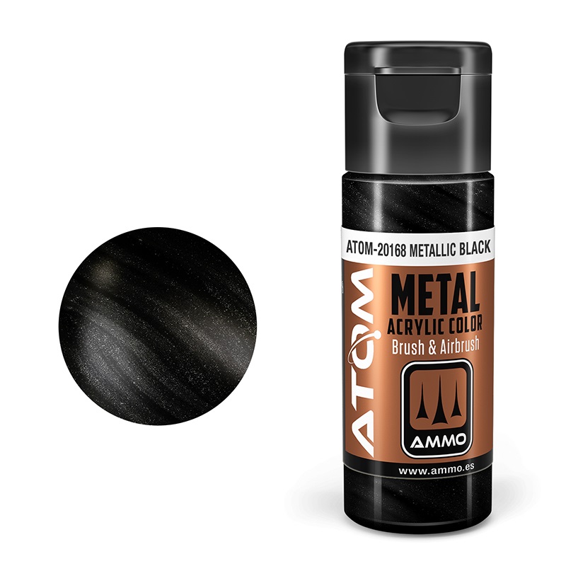 Mig METALLIC 20168 Black paint pot