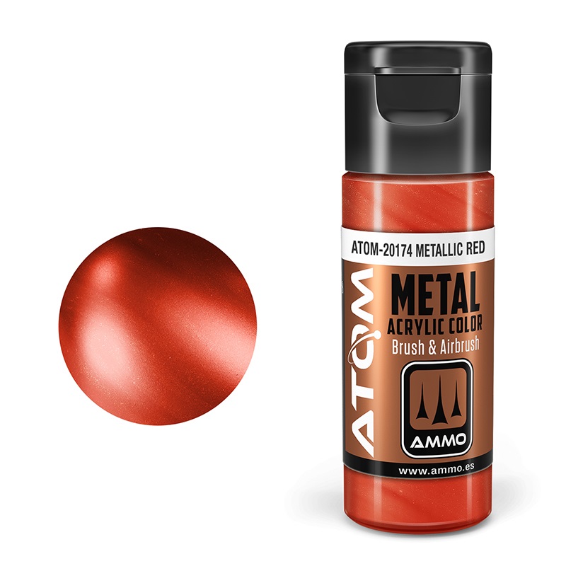 Mig METALLIC 20174 Red paint pot