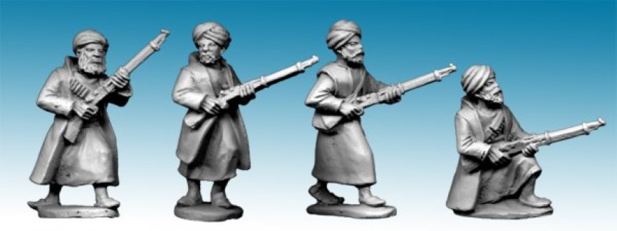 Artizan Designs Moroccans Skirmishing with Rifles