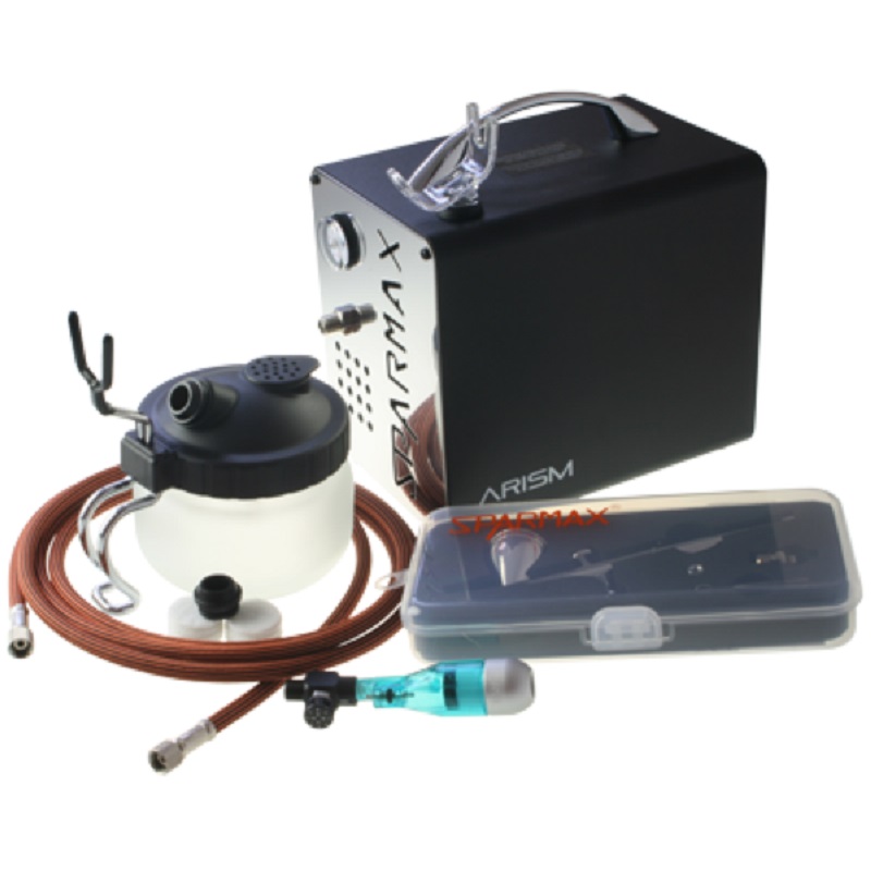 Sparmax Arism Compressor and Max4 Airbrush Kit