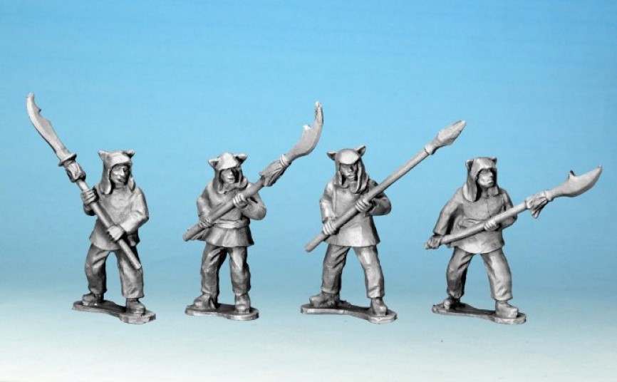 Crusader Miniatures Boxer Rebellion Tiger Men with Polearms