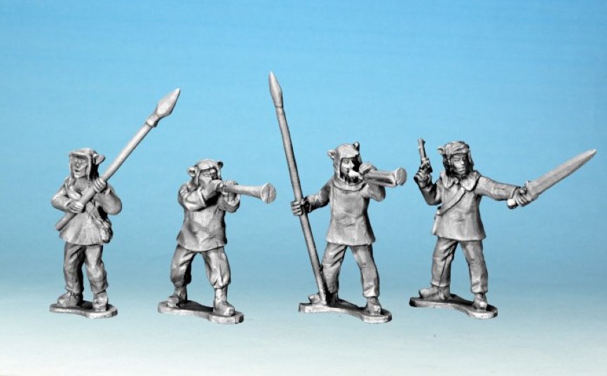 Crusader Miniatures Boxer Rebellion Tiger Men Command