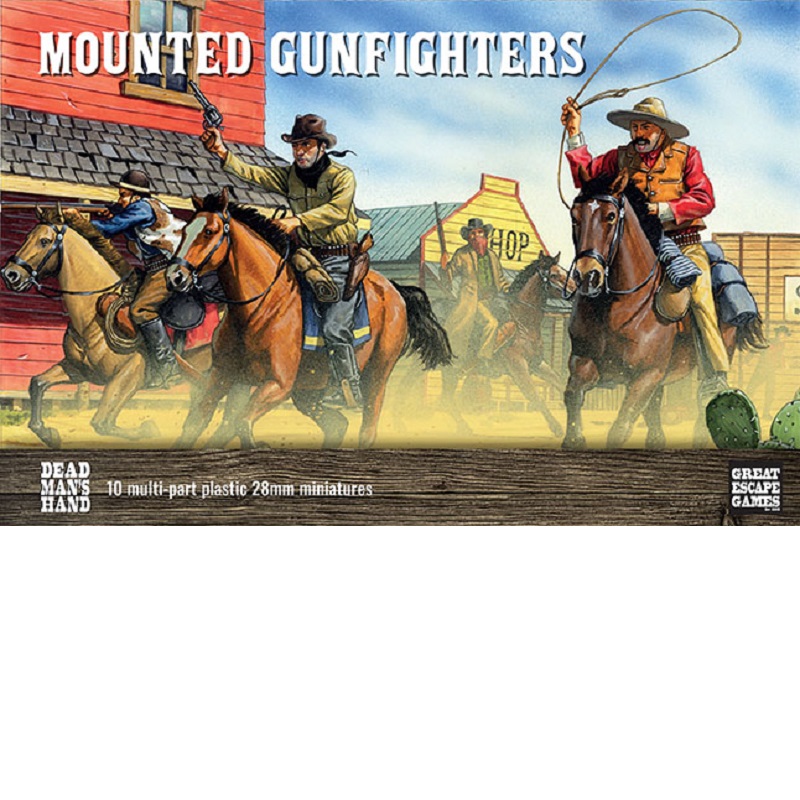 Plastic Mounted Gunfighters
