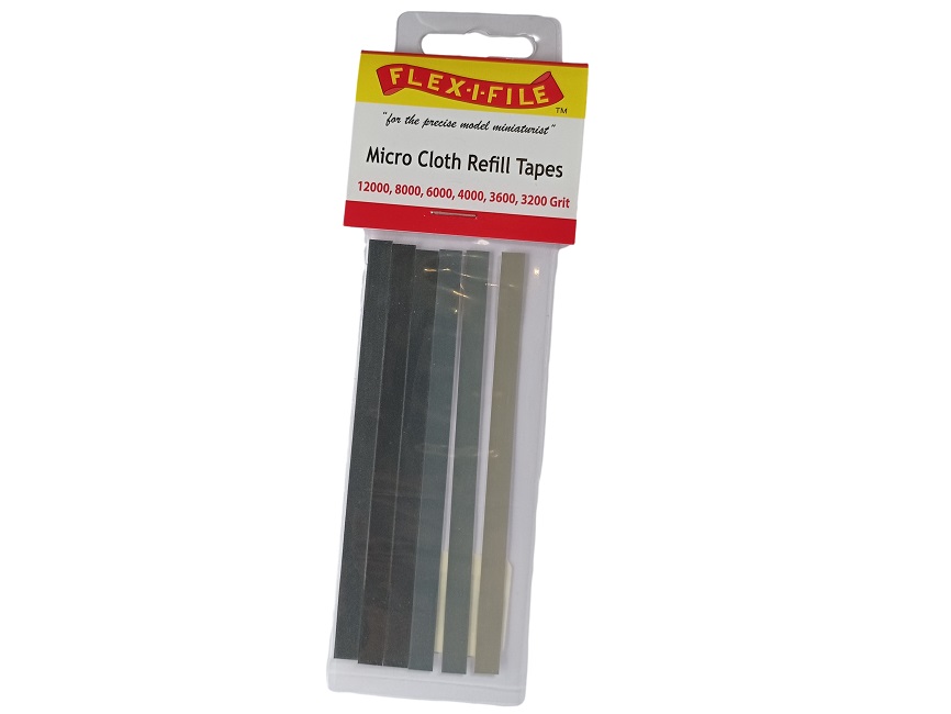Flexifile Flex-I-File Micro Cloth Refill Tape - Assorted Grits