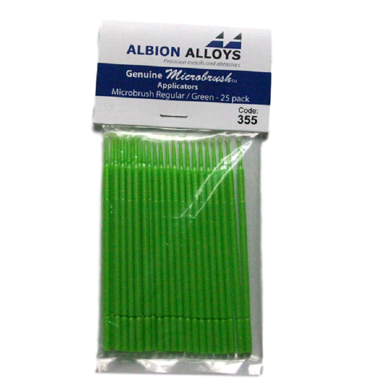 Flexifile Microbrush - Green / Regular - 25 Pack