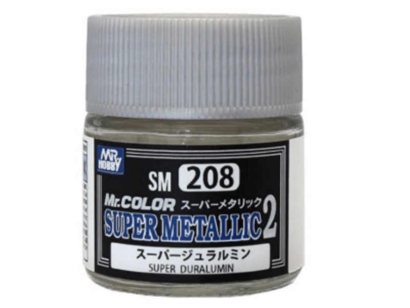 Mr Hobby Super Metallic 2 - Super Duralumin paint pot