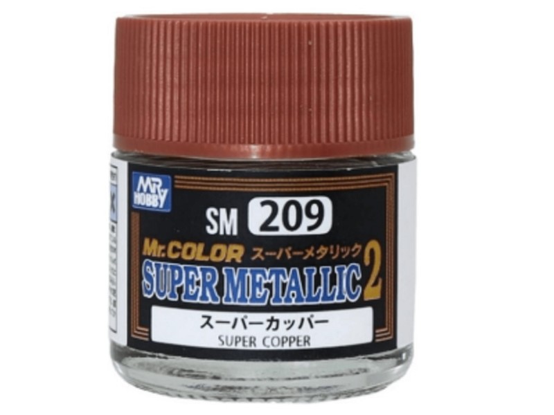 Mr Hobby Super Metallic 2 - Super Copper paint pot