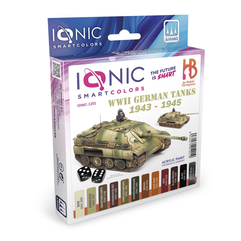 Mig IONIC-1201 WWII German Tanks 1943 - 45 Set - snmstuff.co.uk