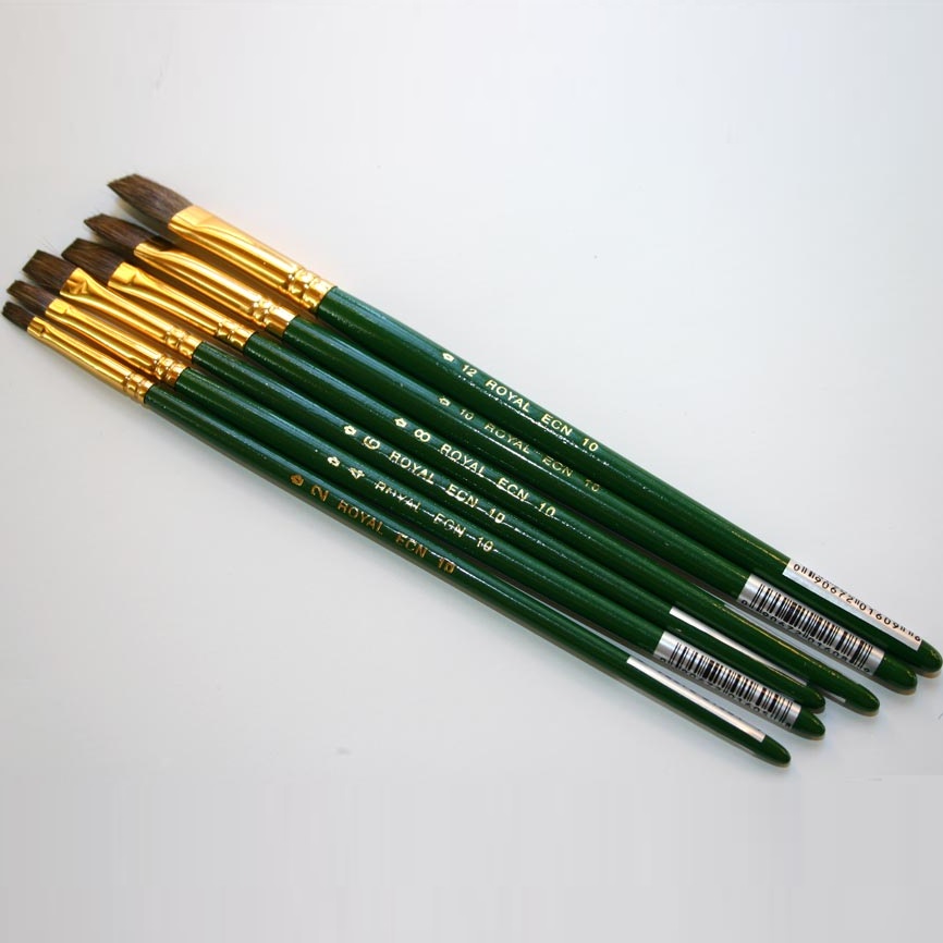 Javis Royal Flat Brushes Set of 6