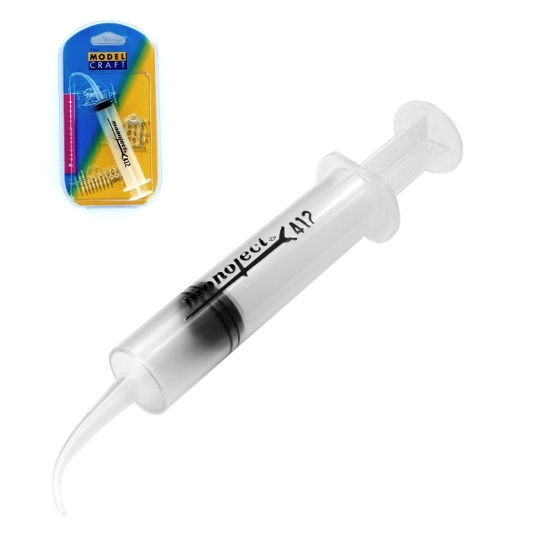 Modelcraft 12ml curved Syringe incl. Tip