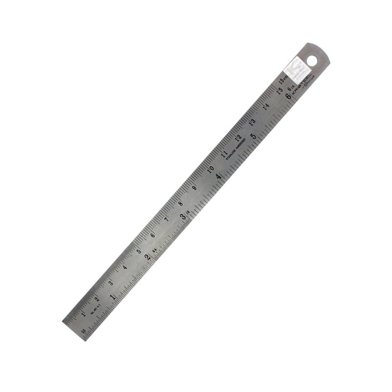 Modelcraft 6" (150mm)steel rule (flexi)