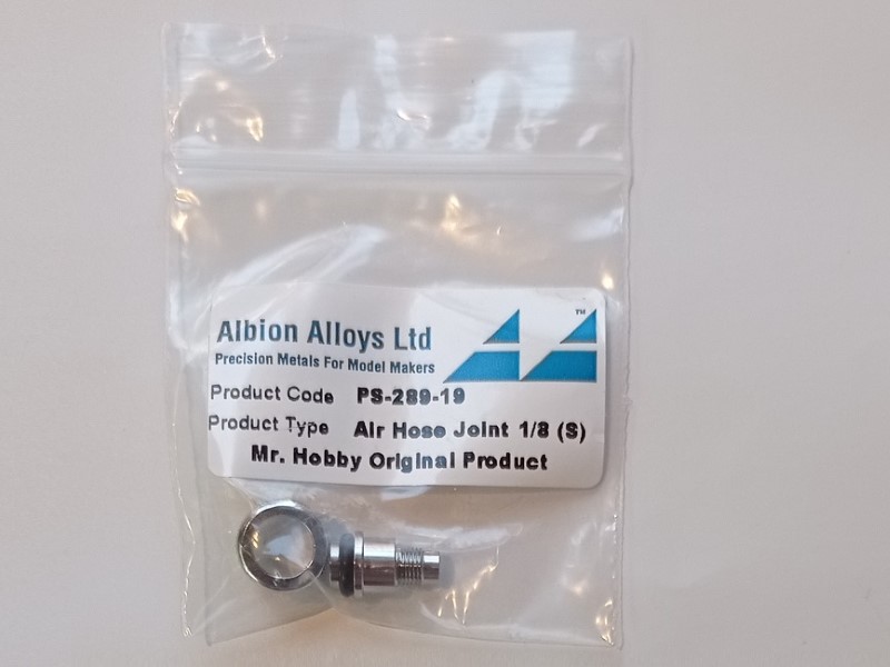 Mr Hobby PS-289 Airbrush Air Hose Joint 1/8" to PS