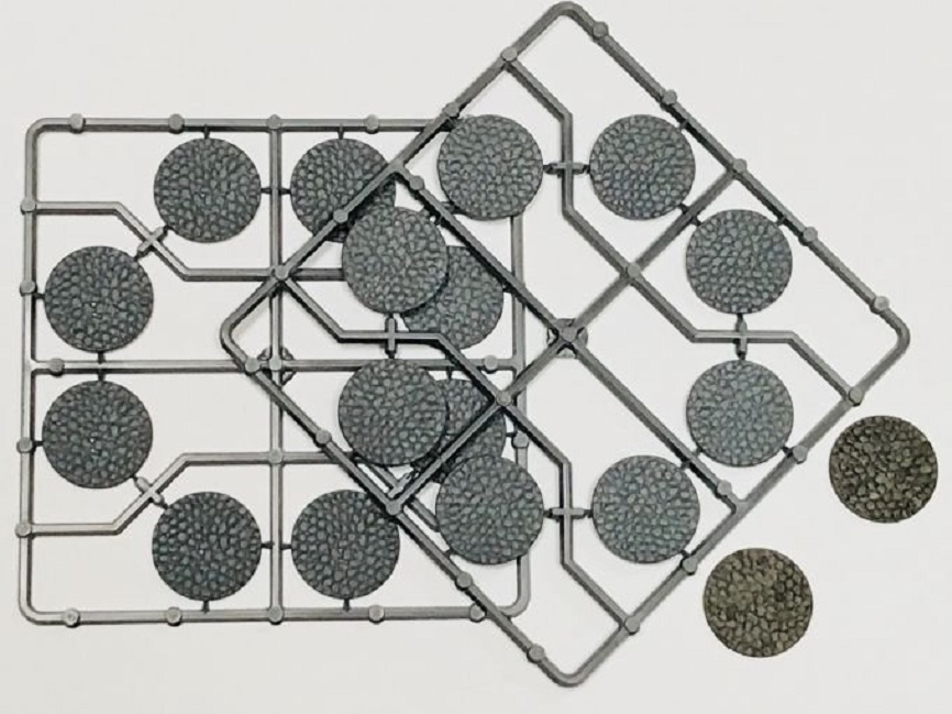 Renedra 30mm Diameter Cobblestone Bases
