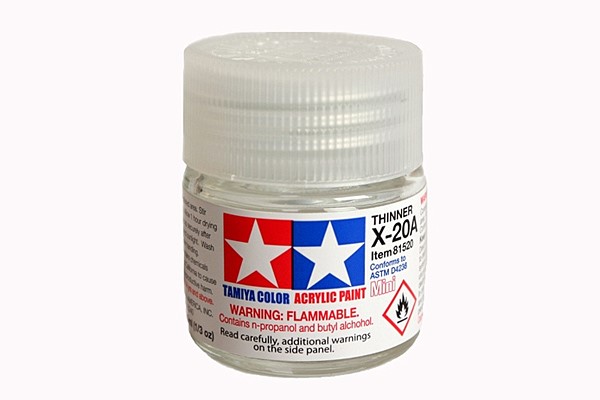 Tamiya Acrylics X-20A Thinners (10ml)