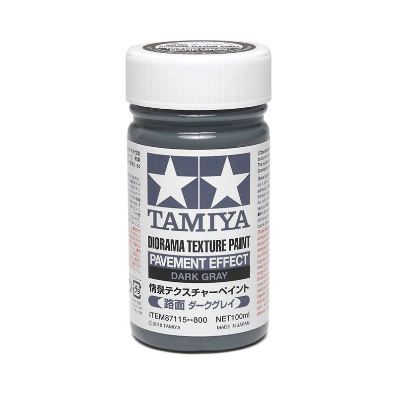 Tamiya Texture Paint - Pavement Dark Grey paint pot