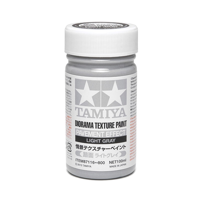 Tamiya Texture Paint - Pavement Light Grey paint pot