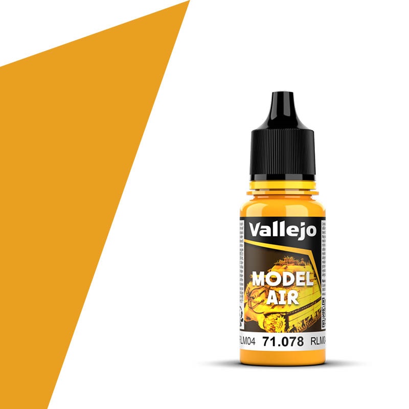 Vallejo Yellow RLM04 paint pot