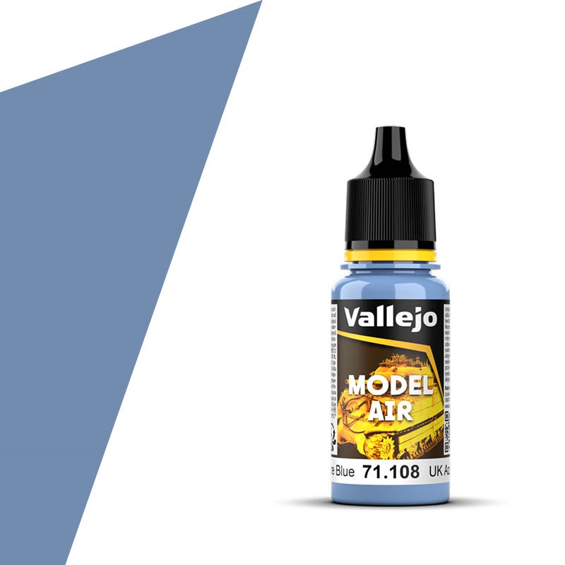 Vallejo UK Azure Blue paint pot