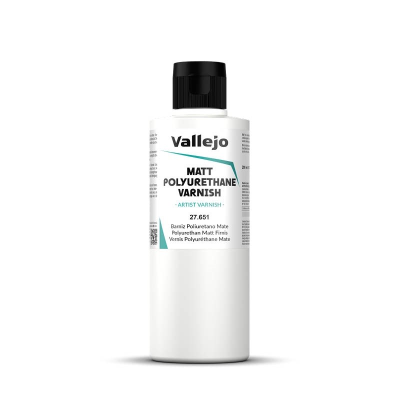 Vallejo Polyurethane Varnish - Matt (200ml)