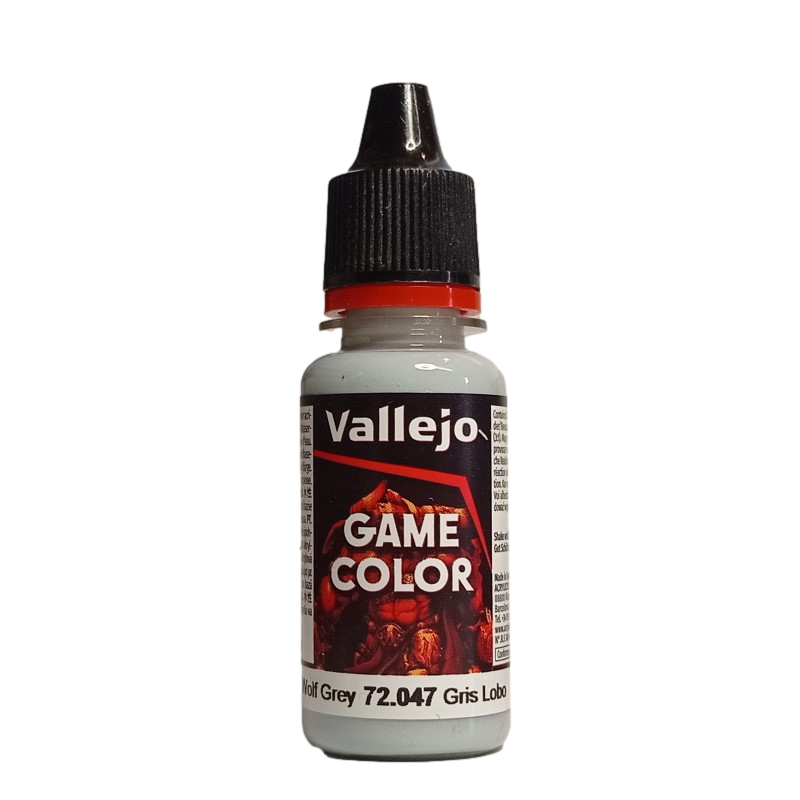 Peinture Acrylique Vallejo Game Color 047 - Wolf Grey (Gris Loup) - Pot De 17ml - Neuf